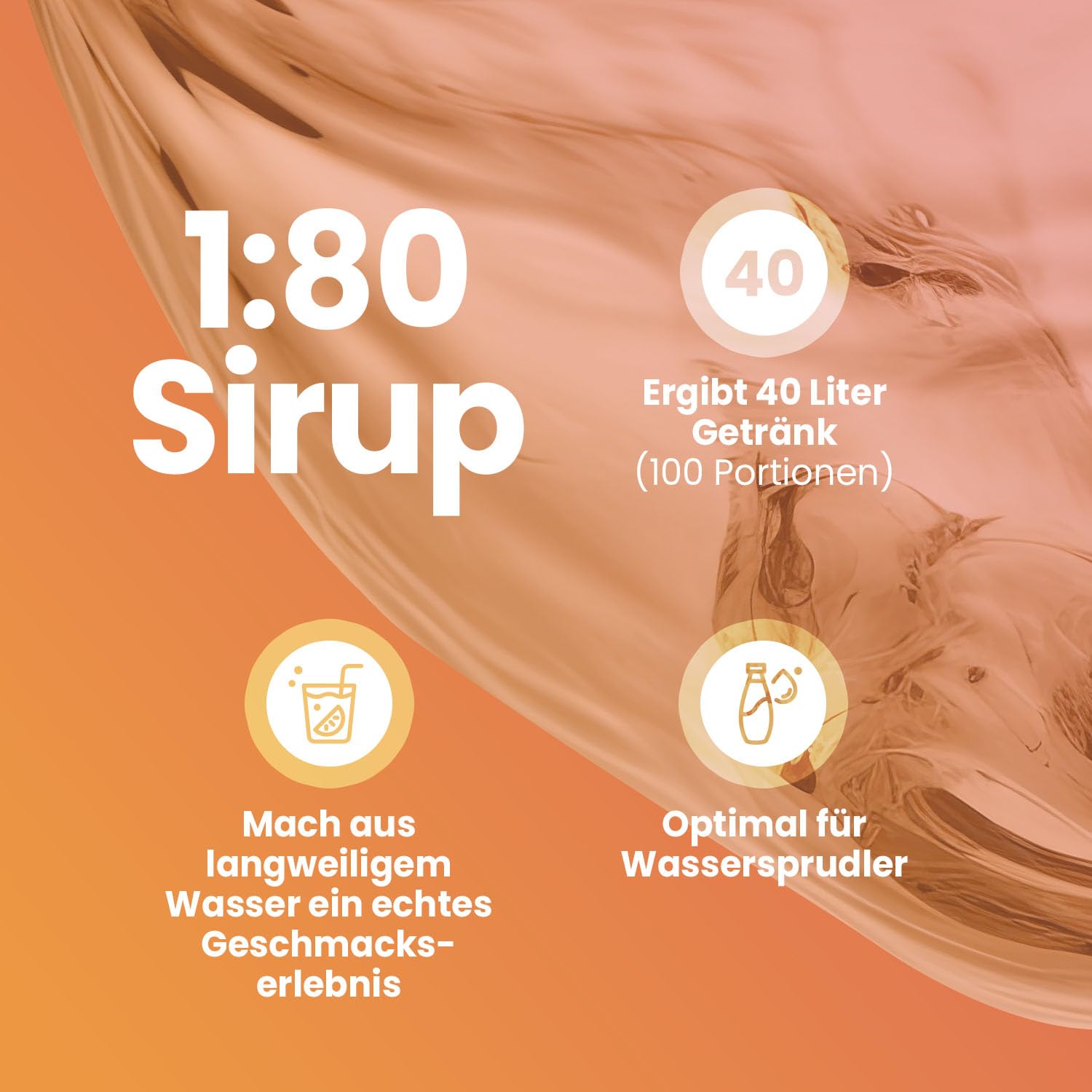 Best Body Nutrition Vital Drink ZEROP® - Eistee-Pfirsich, Original Getränkekonzentrat - Sirup - zuckerfrei, 1:80 ergibt 40 Liter Fertiggetränk, 500 ml 3