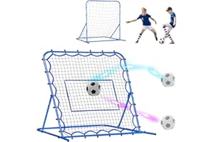 Winthai Soccer Rebounder Net, Quick-Switch Angle Soccer Training for Control, Passing Practice, Easy Setup Soccer Goal Rebounder Gifts Aids & Equipment for Kids,Teens & Adults