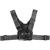 SMALLRIG Quick Release Action Camera Chest Mount with Adjustable Strap | with Safety Lock, for DJI Osmo Action 6/5 Pro/4, for Insta360 X5/X4/Ace Pro 2, for GoPr_ Hero 13/12/11, for AKASO - 5720