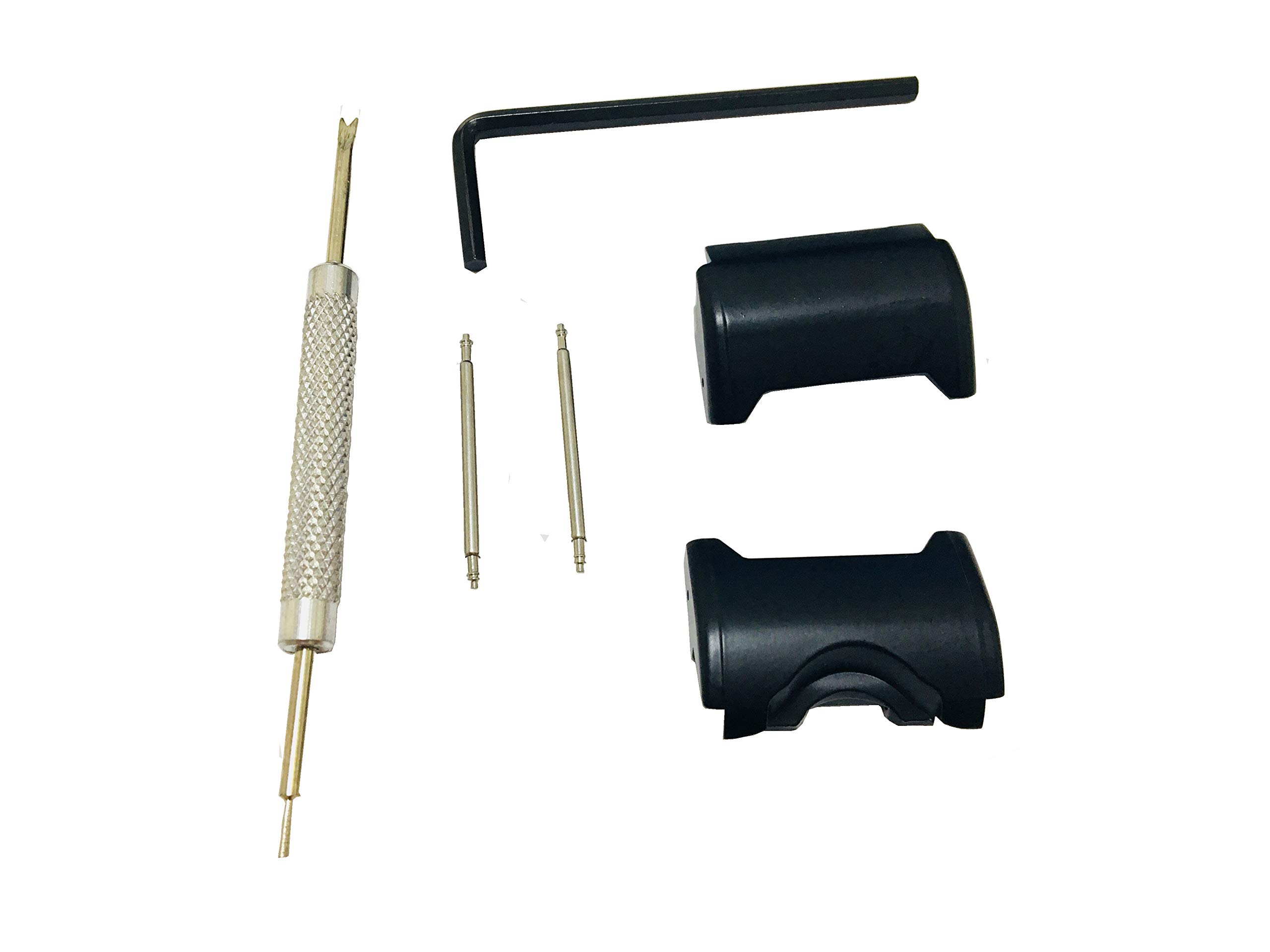 Richie strap] 24mm Watch Band Strap Loop Replacement Metal Adapters Kit for Casio GShock G-Shock Big Mud GWG-1000GB GWG-1000-1A/A3/1A1/GG