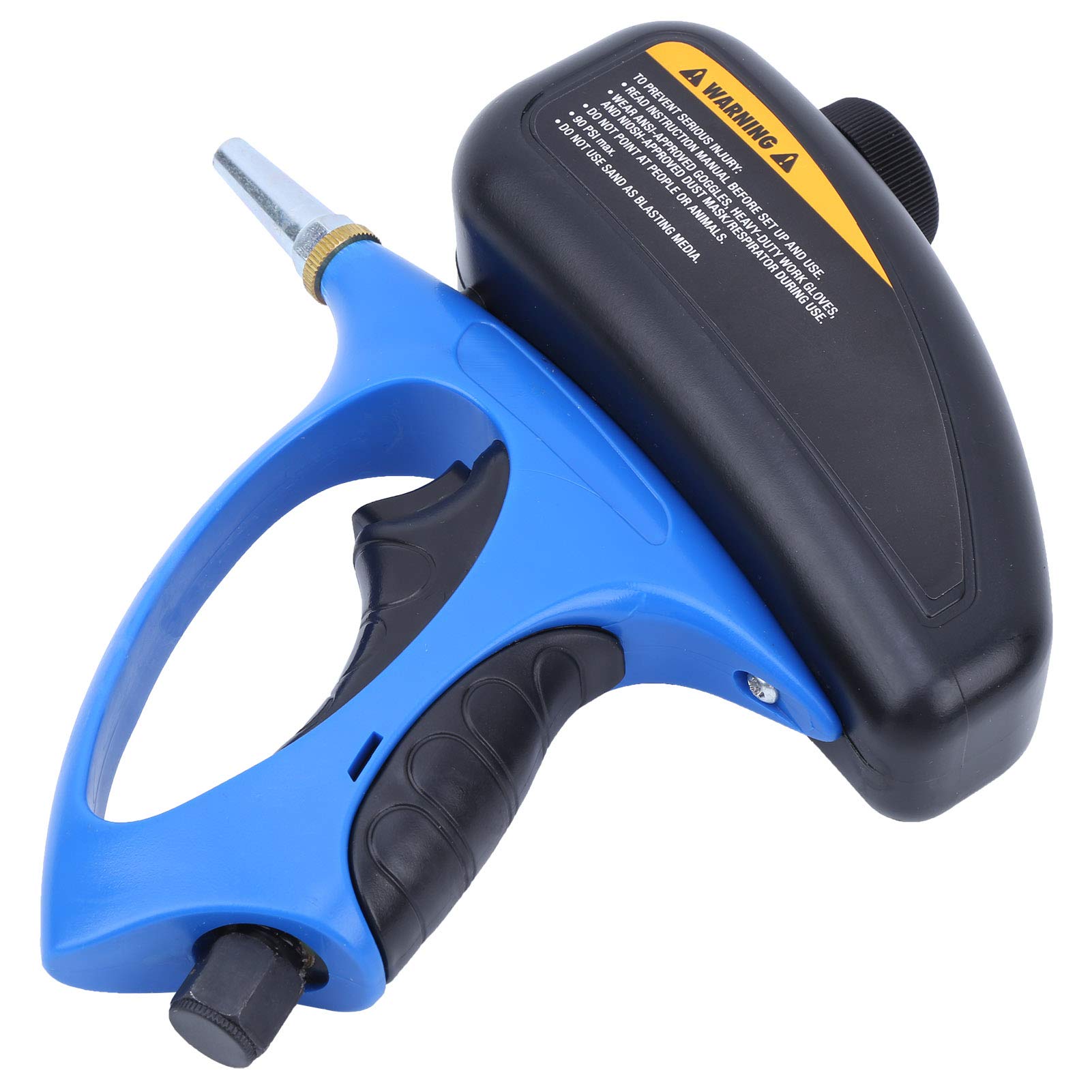 Handheld Sand Blaster, Rust Removal 90PSI Pneumatic Sand Blasting Machine with Small Nozzle for Sandblasting
