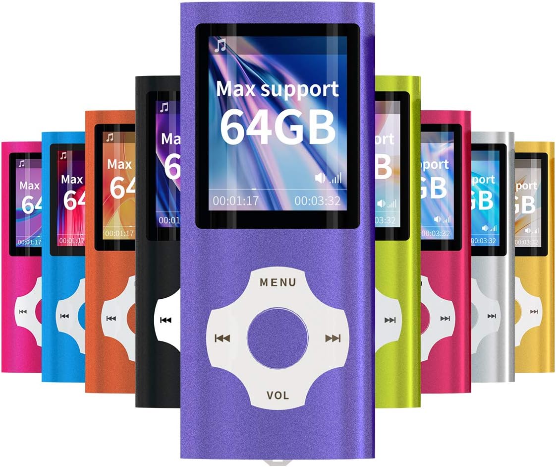 MYMAHDI Digital, Compact and Portable MP3 / MP4 Player (Max Support