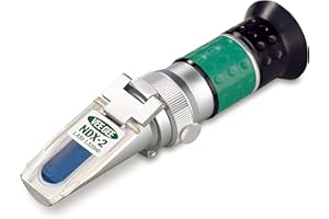 VEEGEE Vee Gee Scientific NDX-2 Handheld Refractometer, with Refractive Index Scale, 1.435-1.520, +/-0.001 Accuracy, 0.001 Resolution