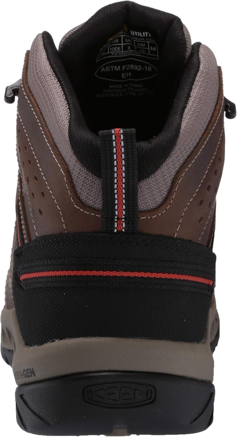 KEEN Utility Men's Flint 2 Mid Soft Toe Non Slip Work Shoe: Shoes