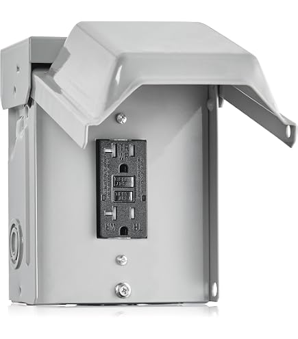 Gfi Electrical Outlet 15A GFCI Outdoor Electrical Outlet Box, IP66 ...