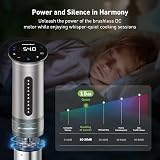 KitchenBoss Sous Vide Machine 1100W Wi-Fi Precision Cooker Stainless Steel view 4