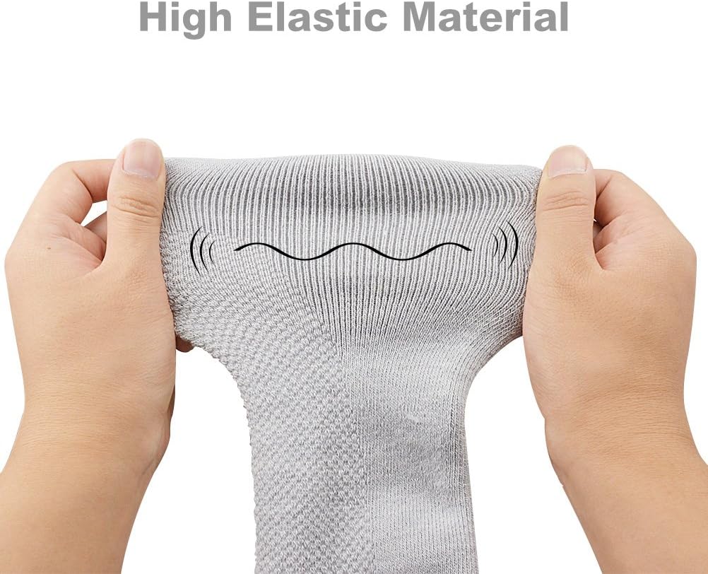 ZIONOR Ski Snow Socks High Knee Merino Wool Warm Plush Padded Elastic Fast Dry for Men Women Skiing Snowboarding : Clothing