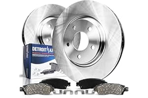 Detroit Axle - Front Brake Kit for Honda Accord Civic CR-V Element Acura ILX Brake Rotors Ceramic Brakes Pads Replacement : 11.10" inch Front Rotor