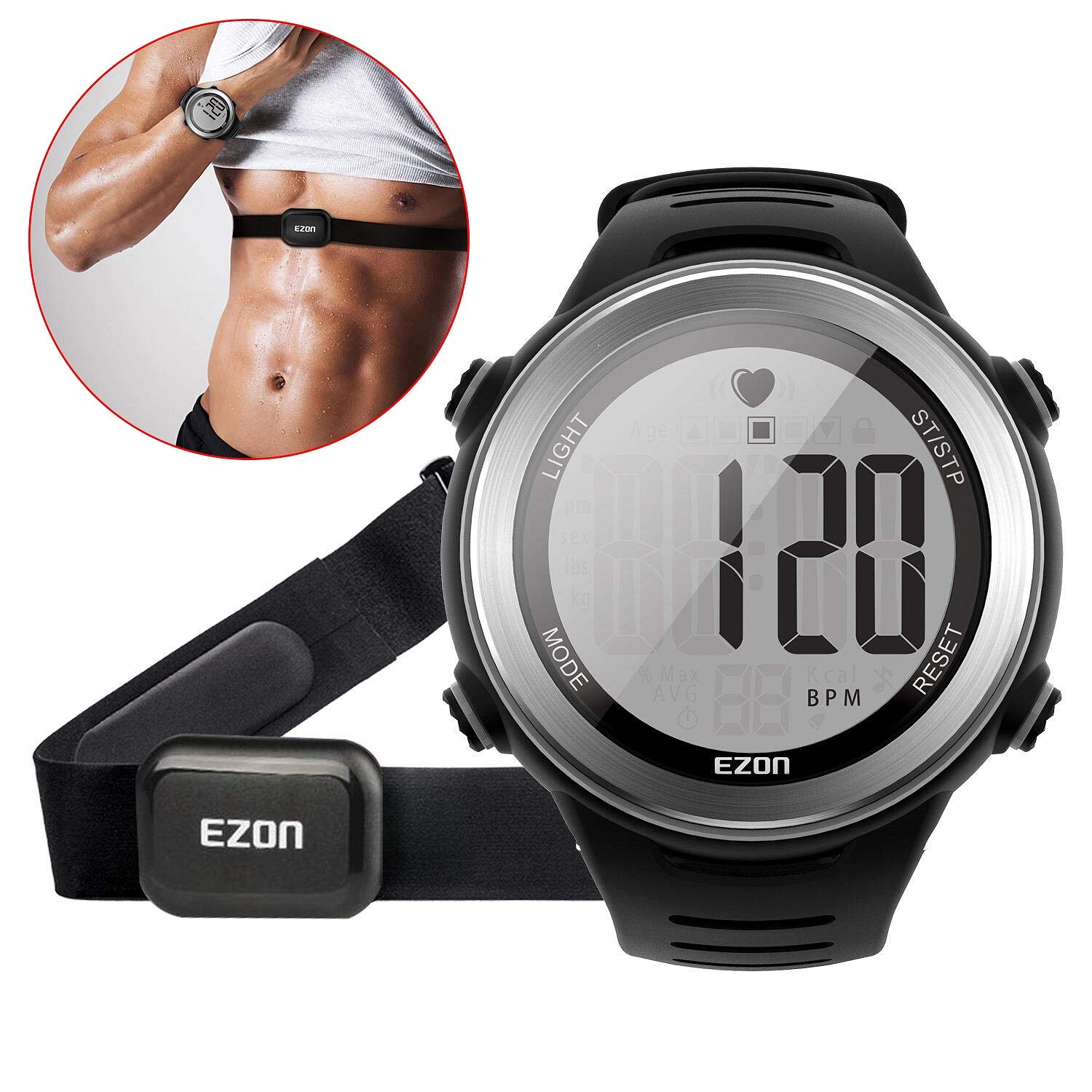 EZON HRM Tech Chest Strap Smart Sports With Heart Rate Monitor