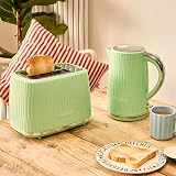 Russell Hobbs Eden 2 Slice Toaster Pistachio 6 Browning 800W High Lift view 2