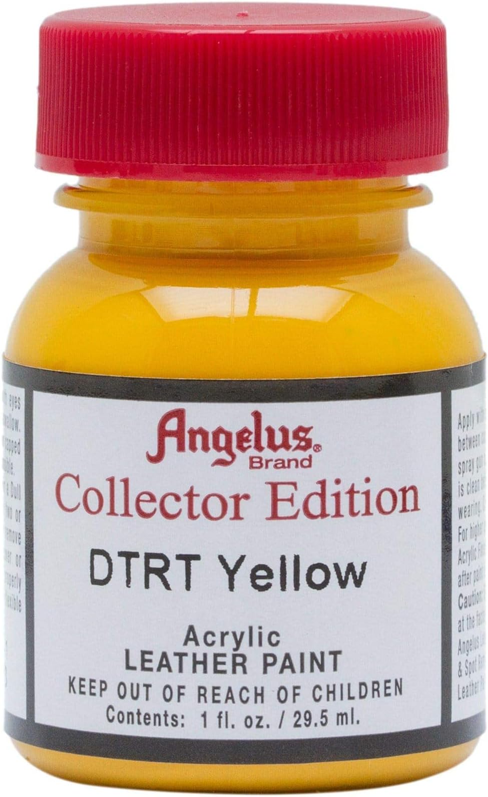 Angelus Collector Leather Paint 1 Oz Dtrt Yellow - Customization & Repair