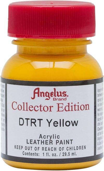 Angelus Collector Leather Paint 1 Oz Dtrt Yellow - Customization & Repair
