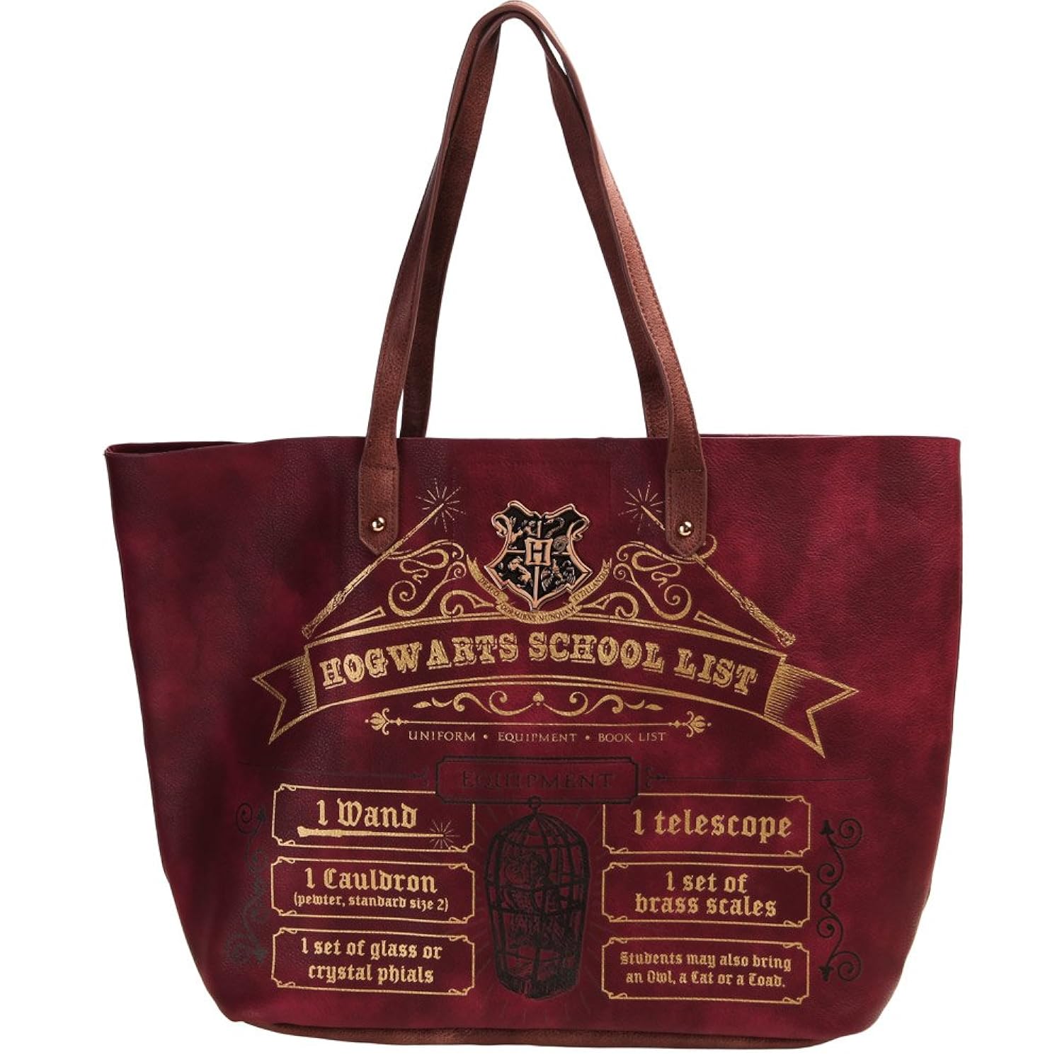 Harry Potter Hogwarts School List Oversized Tote Bag Purse eBay