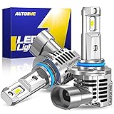 AUTOONE Upgraded 9005 LED Headlight Bulbs, 22000