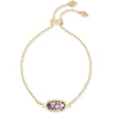 Kendra Scott Elaina Adjustable Chain Bracelet for Women, Fashion Jewelry, Gold-Plated