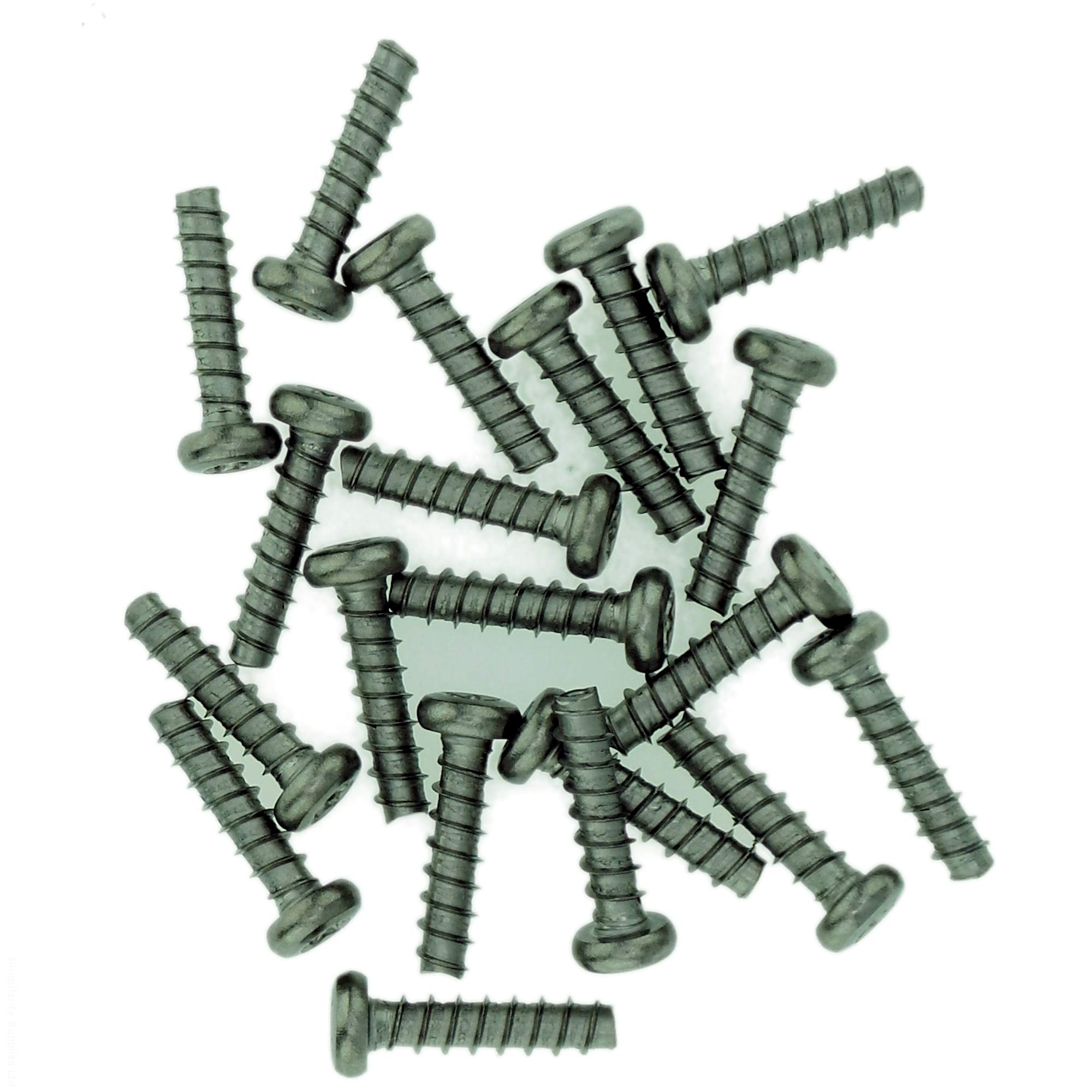 D3 (3mm x 10mm) TX Pan Screws for Plastic (Trilobular) - Stainless Steel (A2) (Pack of 20)