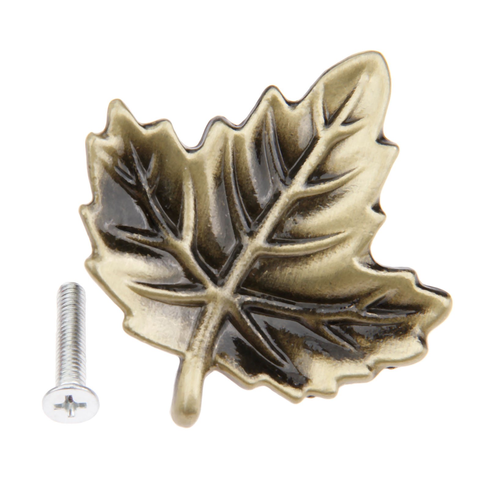 2Pcs 51x53mm Antique Bronze Single Hole Decorative Handle Pull Knob for Kitchen Cupboard Door Cabinet Wardrobe Drawer