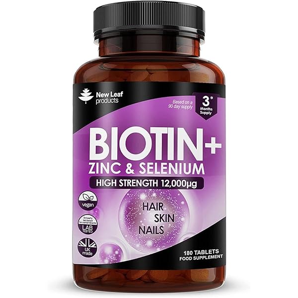 Amazon.com: Biotin 10000 mcg + Zinc + Selenium, Pure, Vegan