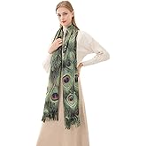 Cutewing Scarf Shawl Wraps for Women Pashmina Soft Cashmere Scarf Printed Large Blanket Scarf Warm for Fall Winter