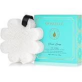 SPONGELLÉ Boxed Flower Shower Body Wash Infused Buffer, Beach Grass