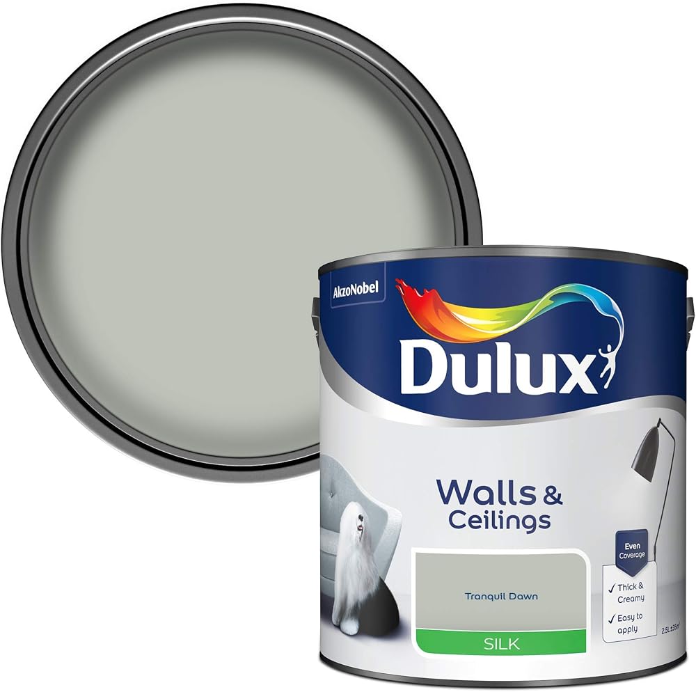 Dulux Silk Emulsion Paint Tranquil Dawn 2.5 Liters Colour of the Year 2020
