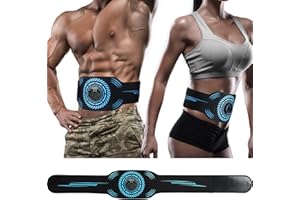 ABS Abdominal Toning Trainer, Ynipanda 10 modes Gym Equipment, Portable Ab Sport Exercise Belt, 20 Intensities Waist Trimmer Muscle Toner Fitness Training Gear Home Fitness Equipment For Men, Women