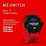 MYZONE MZ-Switch Replacement Arm & Wrist Straps Red - Adjustable view 3