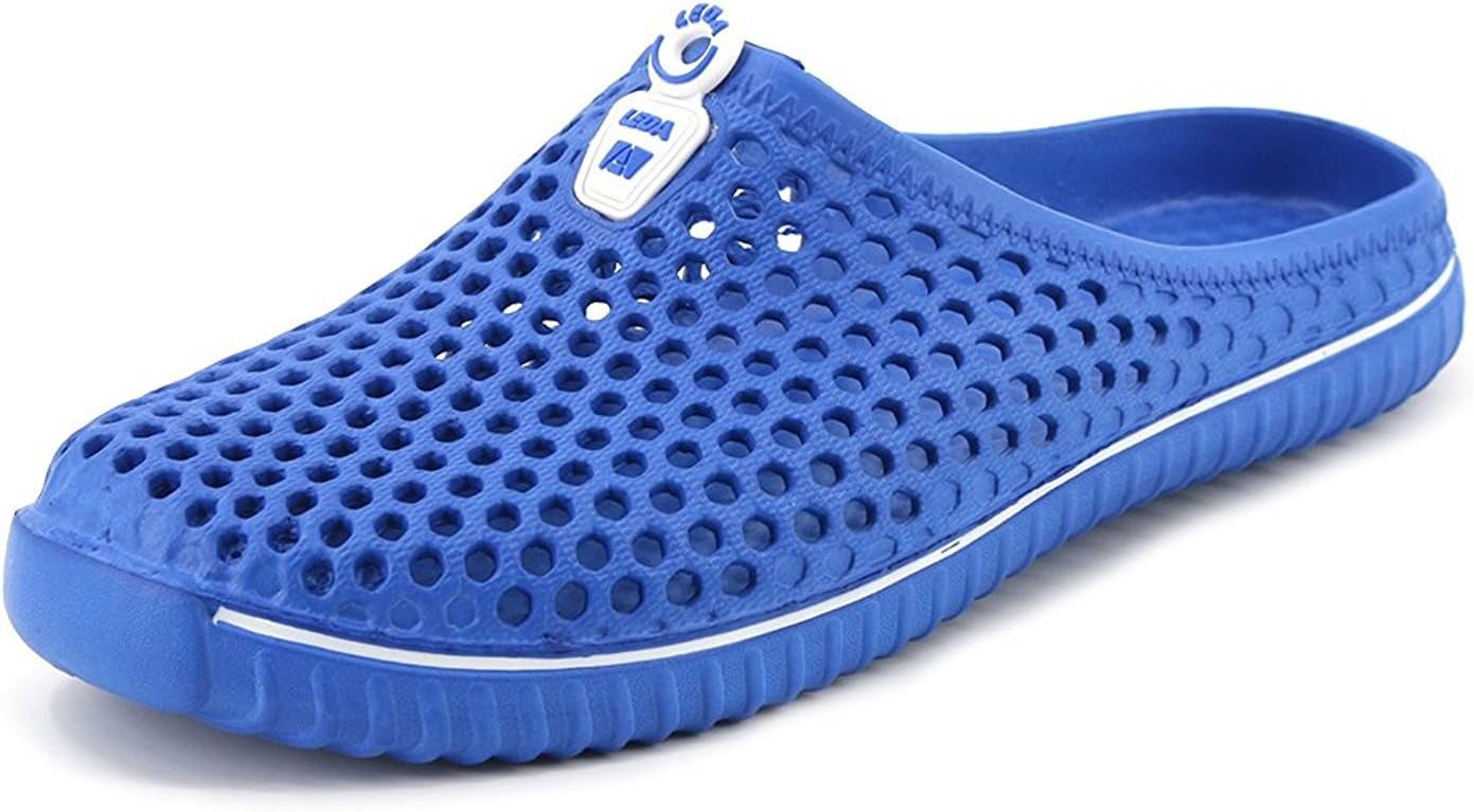 xsby Summer Breathable Mesh Sandals Beach Footwear Anti-Slip Garden Clog Shoes