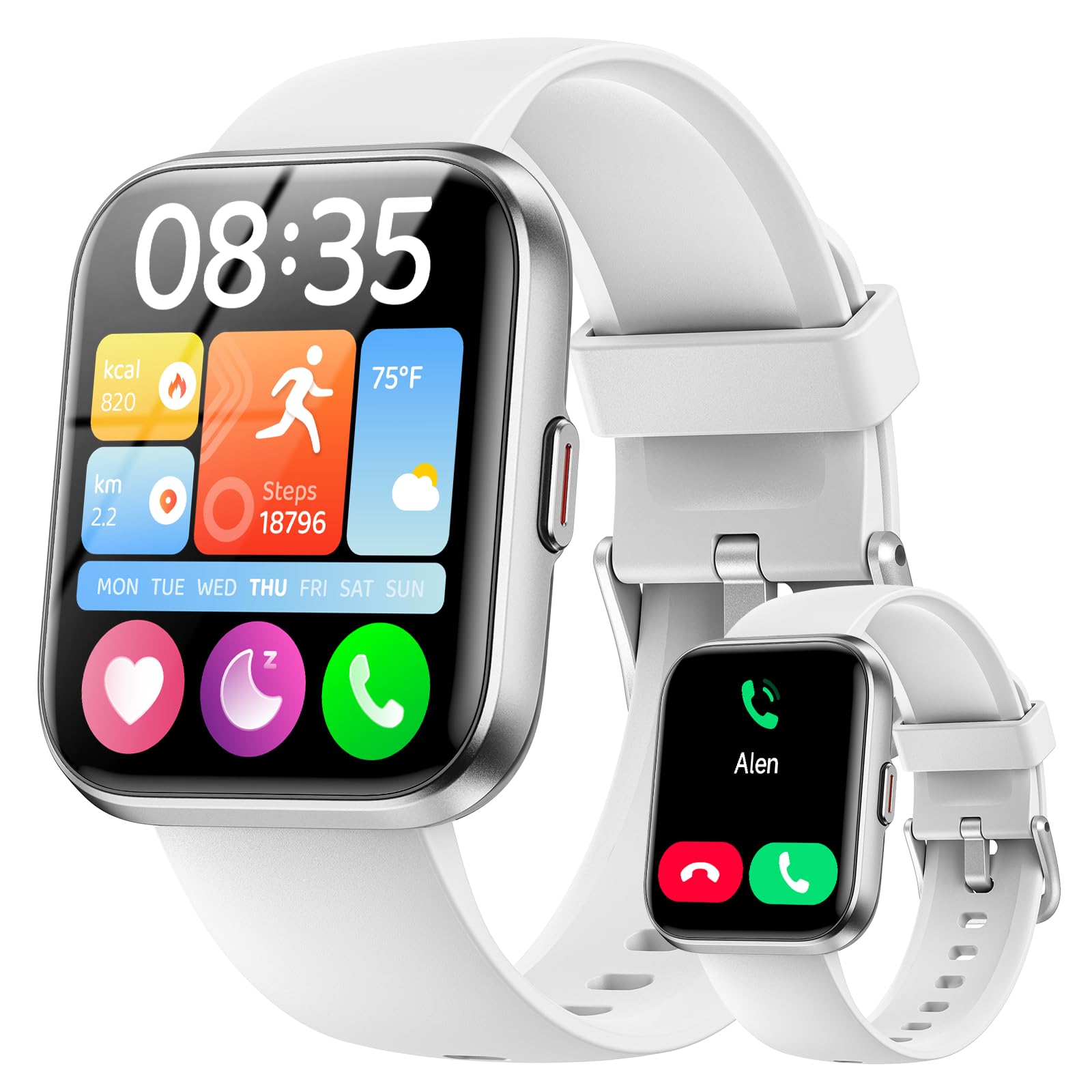 Hingso Smart Watches for Women Men, 1.85