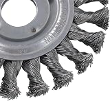 AB Tools 115mm Flat Twist Knot Wire Wheel Brush 22.2mm Bore Angle Grinder TE579 view 4