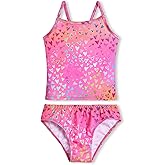 Girls Tankinis Two Pieces Swimsuits Hawaiian Beach Sport Bathing Suit Set for 2-12 Years Old Kids