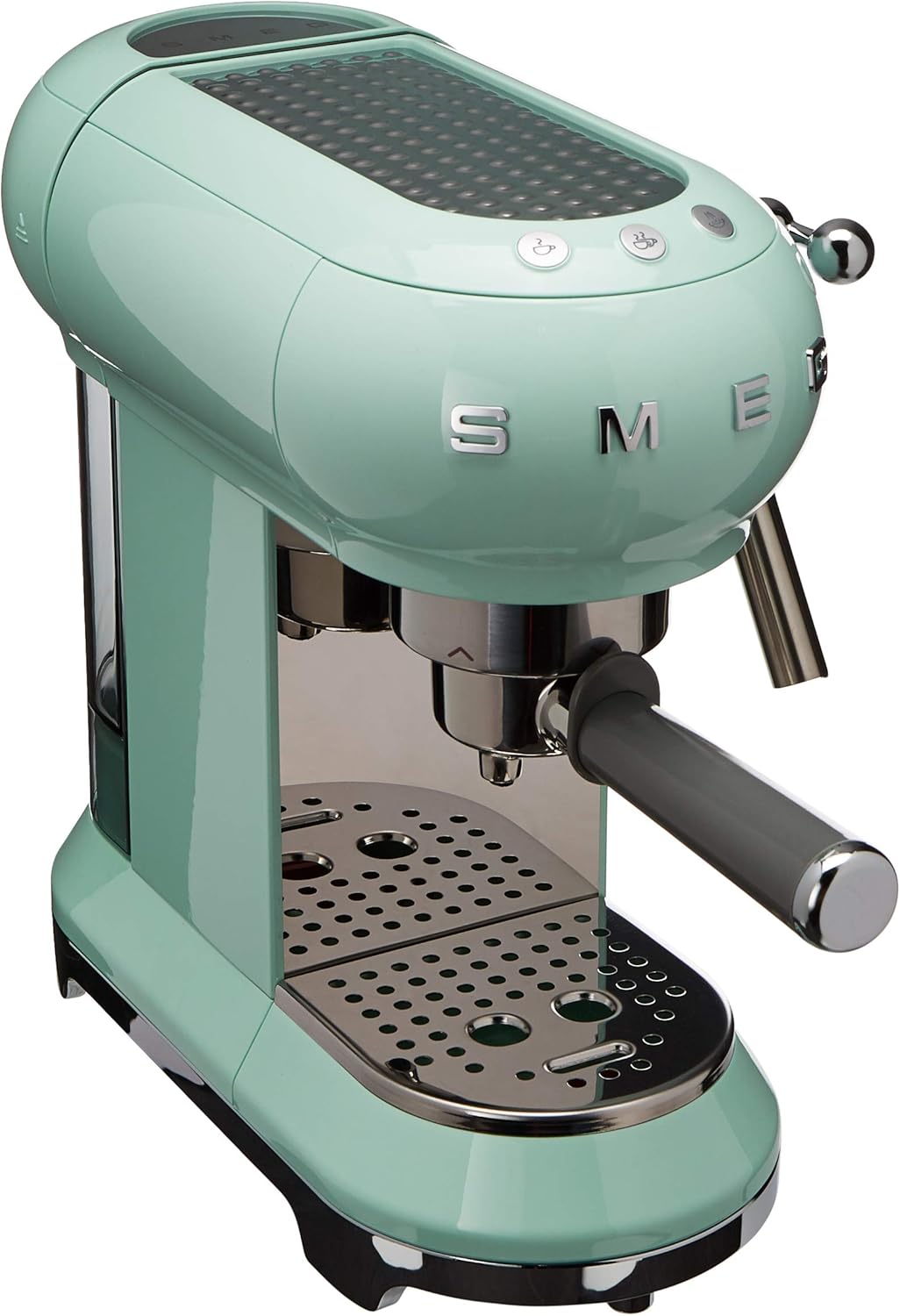 Smeg ECF01PGUS Maquina De Café Espresso, Mediano, Verde Pastel Amazon