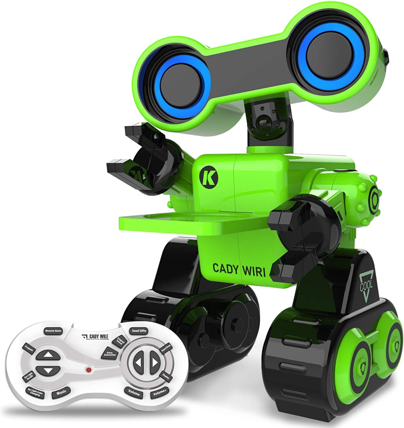 HBUDS Robot Toy, Remote Control Toy Robot, Programmable, Touch Sensing STEM Educational Robot Toy with Interactive Feature to Walk, Dance, Sing,Explore, Provide Science Lectures RC Robot for Kids