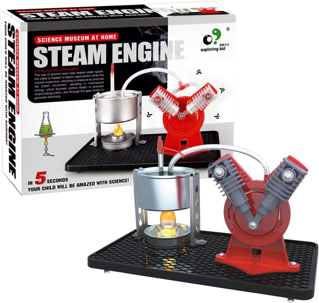 Kit Moteur à Vapeur Stirling – Maquette éducative Pour étudiants Et Enfants