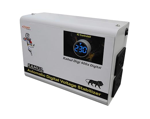 Rahul Digi 400a Digital 415 VA/1.4 Amp 140-280 Volt 3 Booster 1 LCD/LED TV,Smart TV,Android TV Up to 42