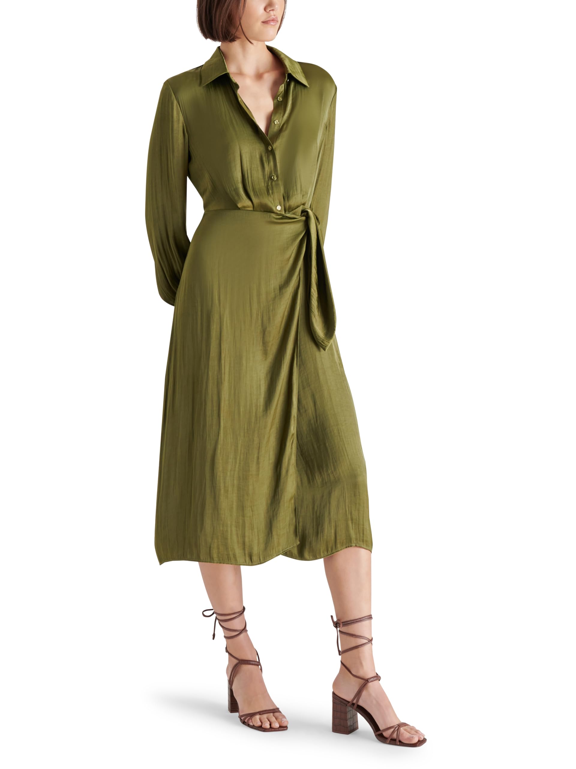 Steve Madden Apparel Women’s Daniella Dress, Olive