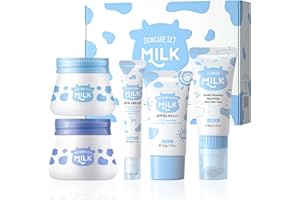 Milk Skin Care Sets & Kits kids skin care products Milk Protein Skincare Gifts For Teenage Girls, gift set for women With Cle