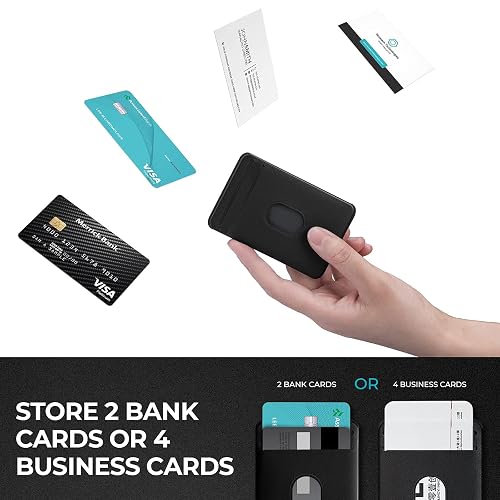 pitaka magez card sleeve Phone Holder [MagEZ Card 3.0] Stick on Wallet For Credit or Business Cards, Compatible With MagSafe, Case for iPhone 16/15/14/13/and Galaxy S24/S23/S22 Pitaka MagEZ Card Sleeve 3.0