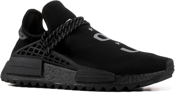 all black human race shoes