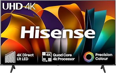 Hisense 55A6NTUK 55 Inch 4K Smart TV Dolby Vision VRR ALLM 3x HDMI 2.1
