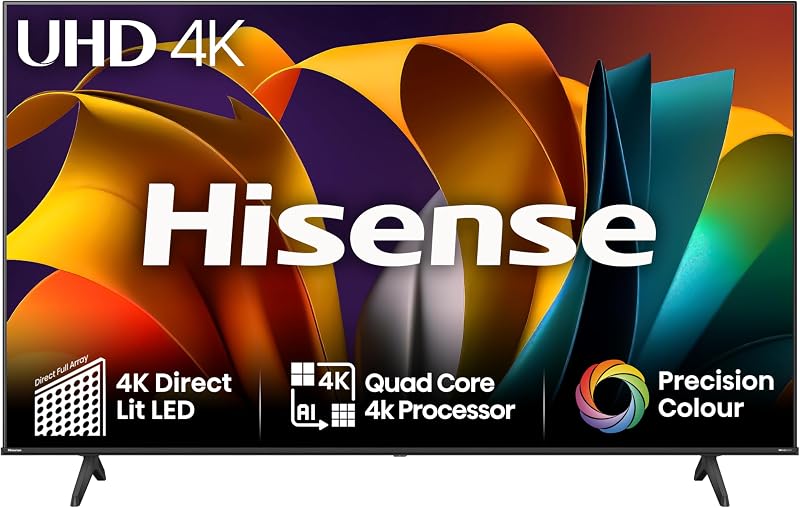 Hisense 75A6NTUK 75 Inch 4K Smart TV Dolby Vision VRR ALLM 3x HDMI 2.1