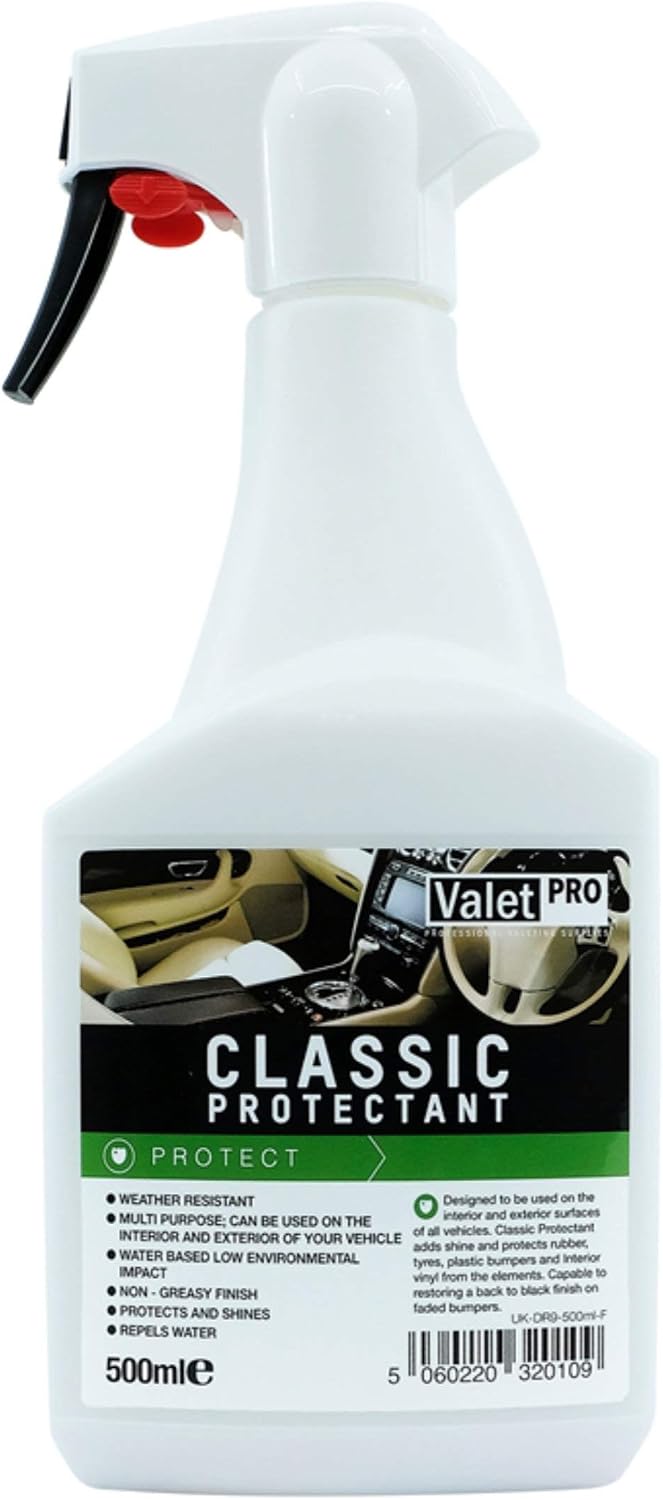 ValetPRO Classic Protectant, Weather Resistant Car Interior and Exterior Protector, for Plastic Rubber - Image 3