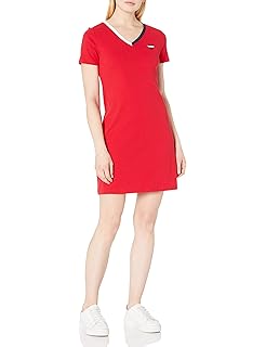 tommy hilfiger red polo dress