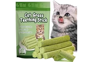 NSWXZDS 6Pcs Cat Toys Cats Grass Treat for Indoor Cat Edible Grass Kitten Toys Kitty Chew Grass Sticks for Teeth Kitten Snack