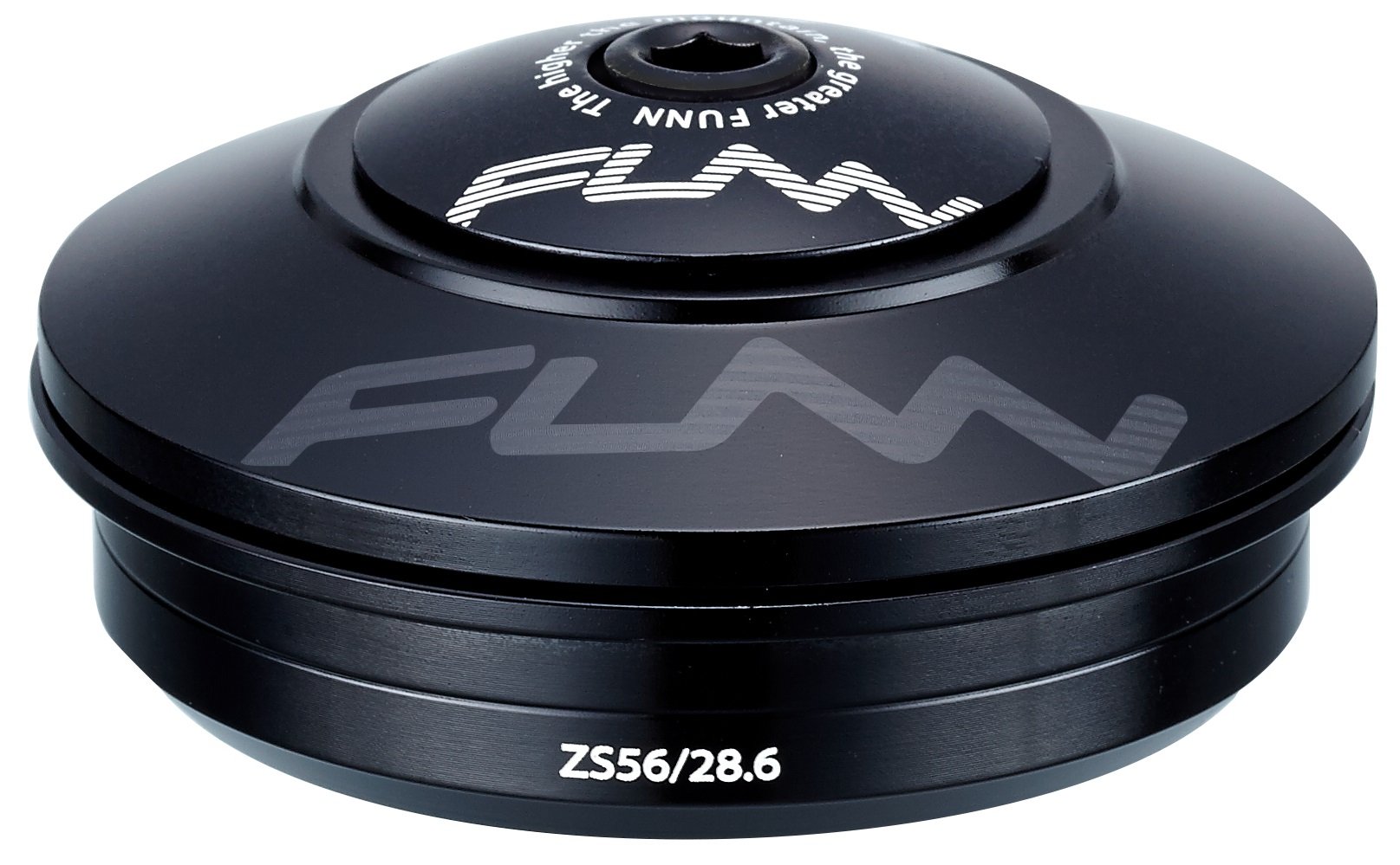 Funn Descend Upper Headset ZS56/28.6, Zero Stack Angular Contact Bearing Upper Headset, Durable and Lightweight Alloy Headset for Mountain Bike, BMX Bike, Road Bike and Gravel Bike