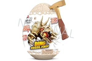 Robo Alive Mini Dino Fossil Find (2 Pack, Troodon & Kosmoceratops) by ZURU Boys 5+ Dig and Discover, STEM, Excavate Prehistoric Fossils, Educational Toys, Great Science Kit Gift for Girls and Boy