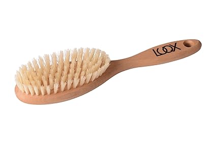 LUQX Haarbürste Spezial für kräftiges Haar - Auskämmbürste mit kräftiger Naturborste