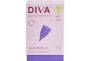 DivaCup - Menstrual Cup - Feminine Hygiene, Unscented, 1 Count