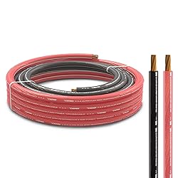 DS18 PW-8GA-5BK/20RD 8-GA 25ft OFC Ultra Flex Power