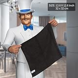 MR.SIGA Microfiber Cleaning Cloths 12 Pack 32 x 32 cm Black view 2